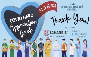COVID-19 Hero Appreciation Week Melbourne Florida, Melbourne Regional Chamber Launches COVID-19 Hero Appreciation Week